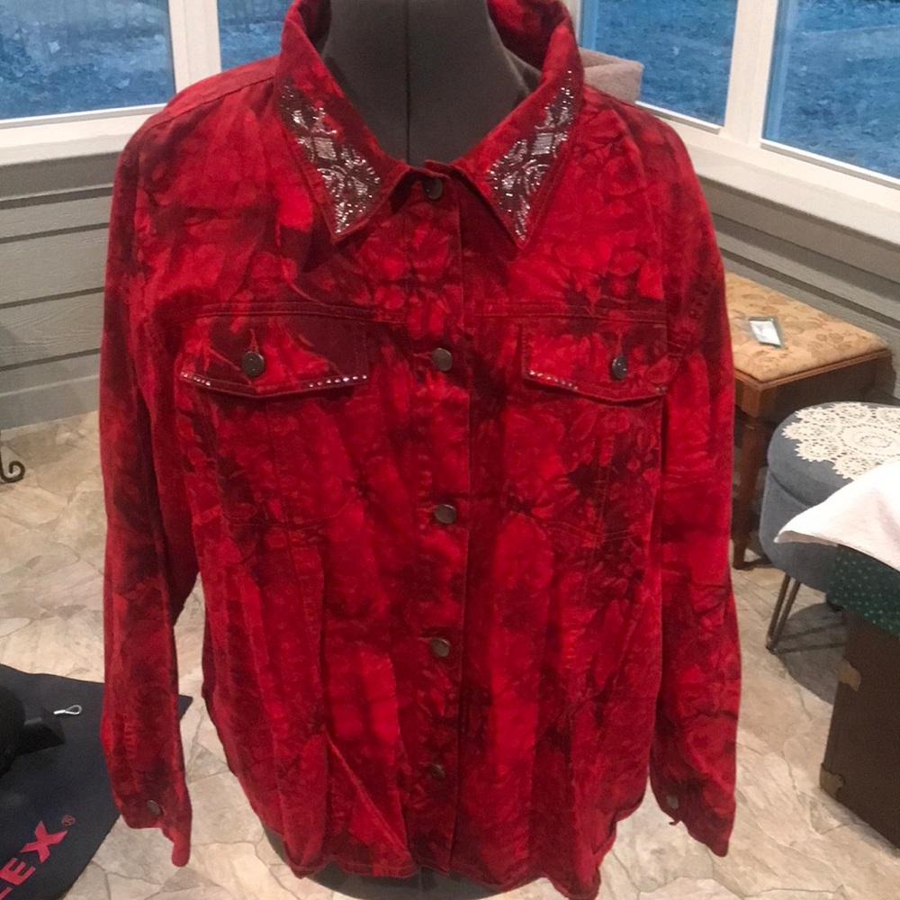 Beckyanne Shirt Blouse Red Shirt